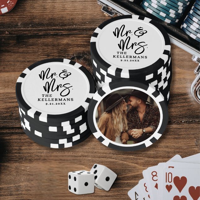 Create Your Own Photo Wedding Poker Chips (Create Your Own Photo Wedding Poker Chips )