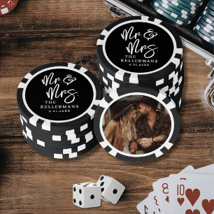 Create Your Own Photo Wedding Poker Chips
