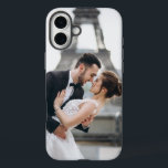 Create Your Own Photo Wedding Romantic Love iPhone 16 Plus Case<br><div class="desc">Create Your Own Photo Wedding Romantic Love iPhone 16 Plus Case features the option to add your own custom photo, picture, image or logo for your personalised phone case. Perfect as a gift for him or her for birthday, Christmas, weddings, Valentine's Day, holidays. A personalised gift for newly weds, wife,...</div>