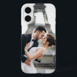 Create Your Own Photo Wedding Romantic Love iPhone 16 Case<br><div class="desc">Create Your Own Photo Wedding Romantic Love iPhone 16 Case features the option to add your own custom photo, picture, image or logo for your personalised phone case. Perfect as a gift for him or her for birthday, Christmas, weddings, Valentine's Day, holidays. A personalised gift for newly weds, wife, husband,...</div>