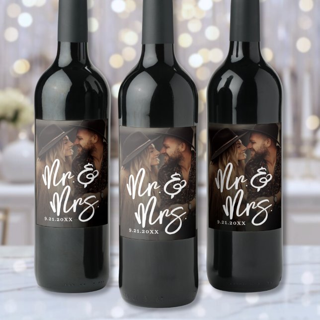 Create Your Own Photo Wedding Wine Label (Create Your Own Photo Wedding Wine Label )