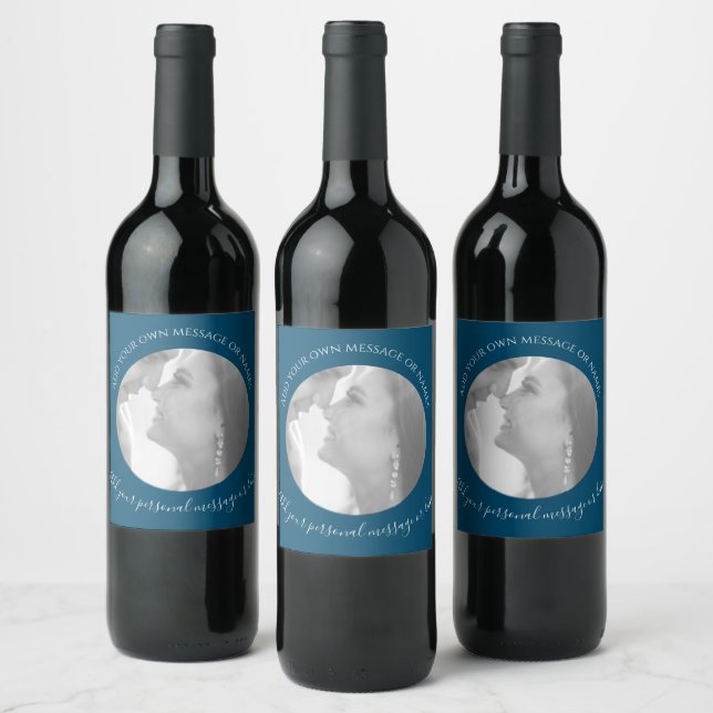 Create Your Own Photo Wine Label  (Bottles)