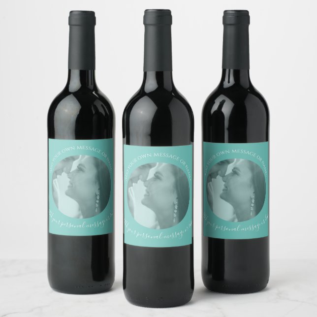 Create Your Own Photo Wine Label  (Bottles)