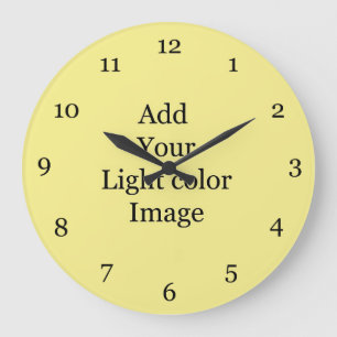 Create your own picture wall clock. large clock