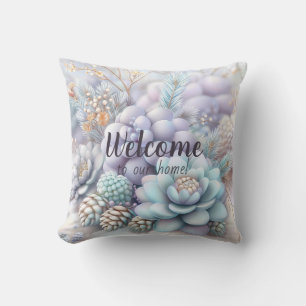 Create Your Own Pinecones & Succulents Pastel Cushion