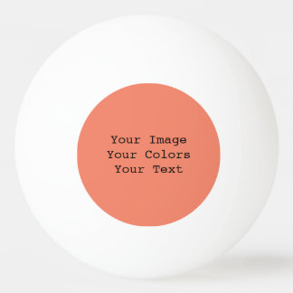 Create Your Own Ping Pong Ball