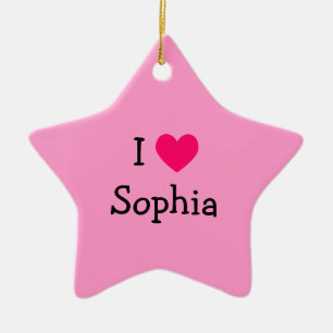 Create Your Own Pink Heart Baby Girl Photo Ceramic Tree Decoration