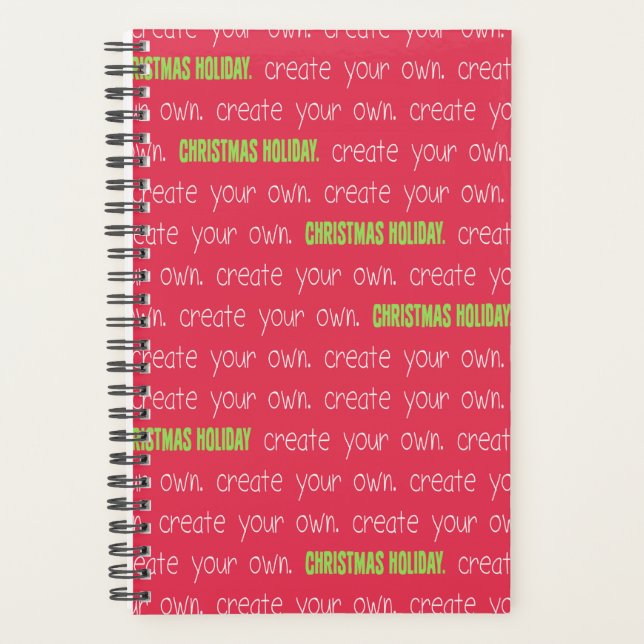 Create your own planner (small) (Front)