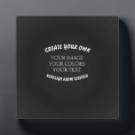 Create Your Own Plaque<br><div class="desc">Background shown: Circular Blend Black

Create your own custom high quality stuff!

Customise this item with your own personalised text or redesign entirely from scratch by replacing our image with your own.</div>