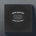 Create Your Own Plaque<br><div class="desc">Background shown: Circular Blend Black

Create your own custom high quality stuff!

Customise this item with your own personalised text or redesign entirely from scratch by replacing our image with your own.</div>