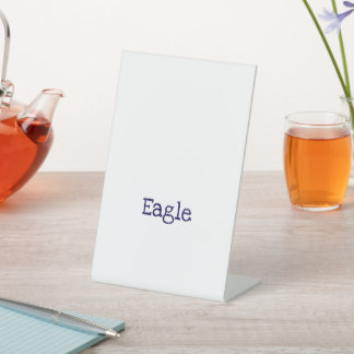 Create Your Own Plastic Pedestal Sign