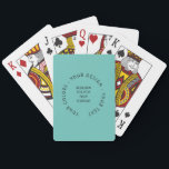 Create Your Own Playing Cards<br><div class="desc">Create your own custom party,  baby shower,  wedding and event favours,  custom colour craft supplies,  personalised gifts for any occasion,  fun stuff and more. Visit Atomic Babies on Zazzle to view our entire collection.</div>