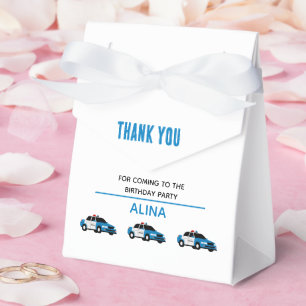 Create Your Own Police Birthday Personalized Favour Box