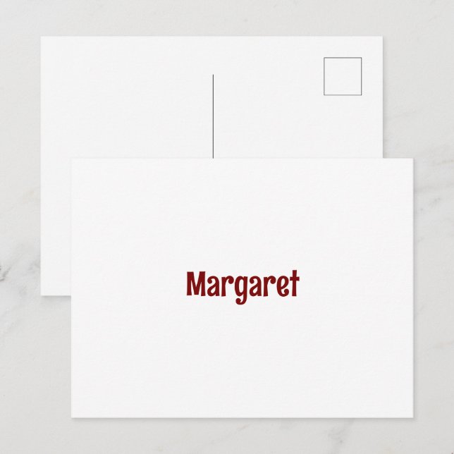 Create Your Own Postcard Invitation (Front/Back)
