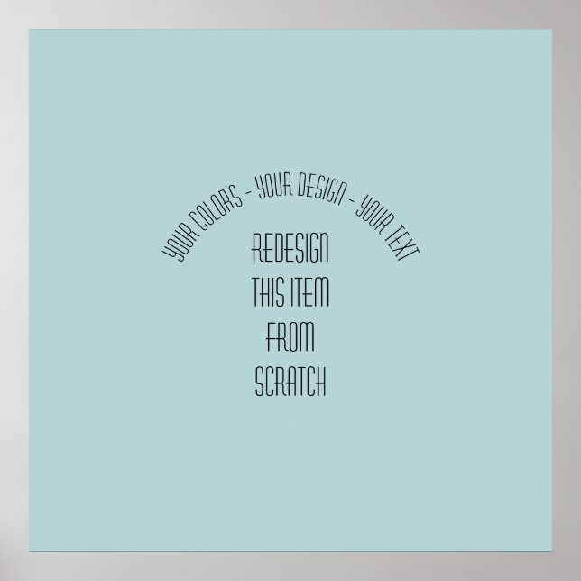 Create Your Own Poster (Front)