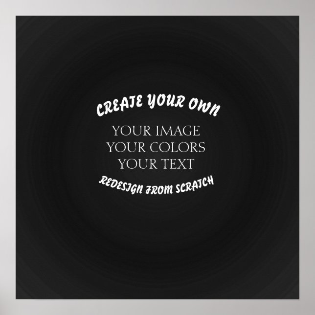 Create Your Own Poster (Front)