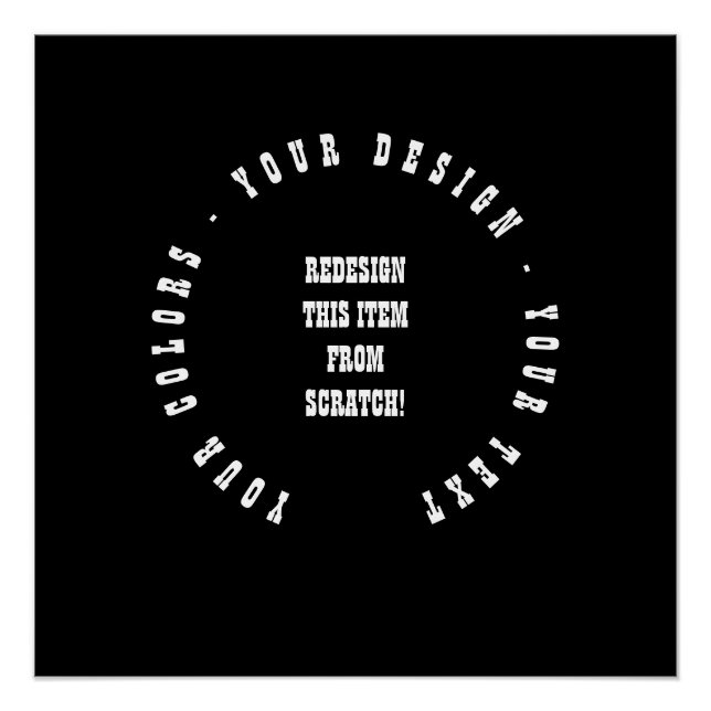 Create Your Own Poster (Front)