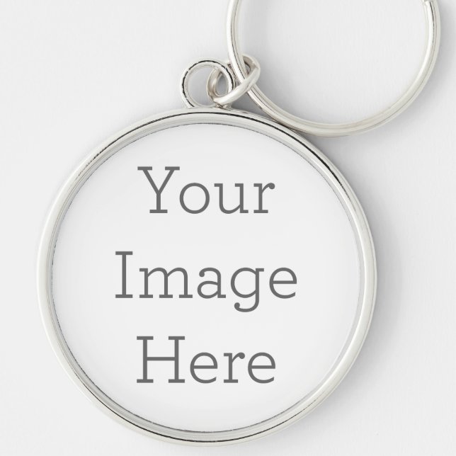 Premium Round Keychain, Large (5.397 cm) (Front)