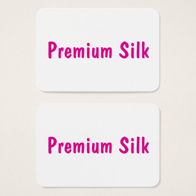 Create Your Own Premium Silk (Front & Back)