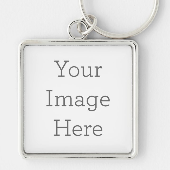 Premium Square Keychain, Large (5.08 cm) (Front)