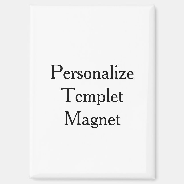 Create your own professional 2.5" x 3.5" Rectangle Magnet (Front)