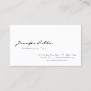 Create Your Own Professional Modern Elegant Business Card