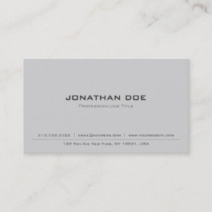 Create Your Own Professional Modern Elegant Simple Business Card