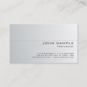 Create Your Own Professional Modern Graceful Matte Business Card