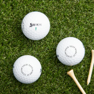 create your own professional Srixon Soft Feel 13 Golf Balls
