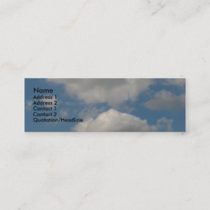 Create your own profile card! mini business card
