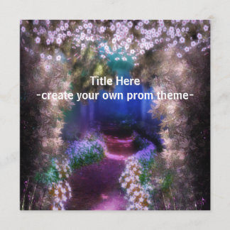 Create Your Own Prom Invitations