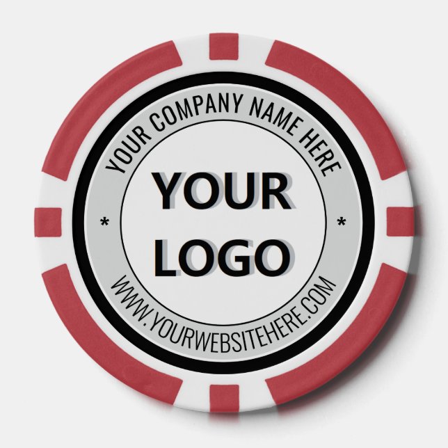Create Your Own Promo Branded Poker Chips Template (Front)