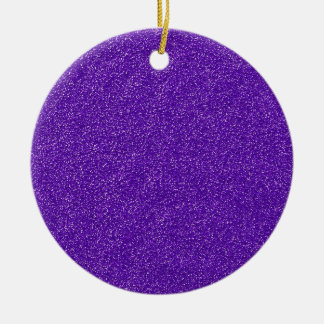 Create Your Own Purple Glitter Ceramic Ornament