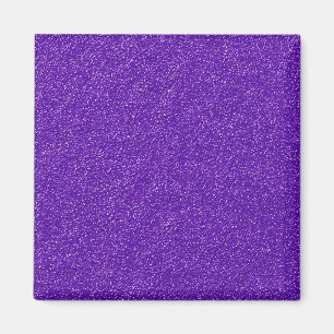 Create Your Own Purple Glitter Magnet
