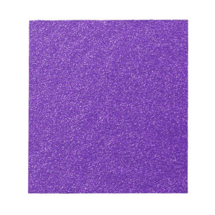 Create Your Own Purple Glitter Notepad