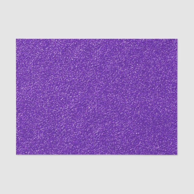 Create Your Own Purple Glitter Tissue Paper (Front)