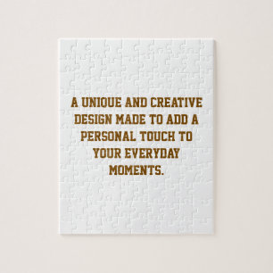 Create Your Own Puzzle