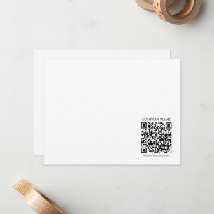 Create Your own QR Code   Black and White Card