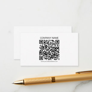 Create Your own QR Code   Black and White Enclosure Card