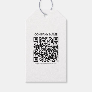 Create Your own QR Code Black and White Gift Tags