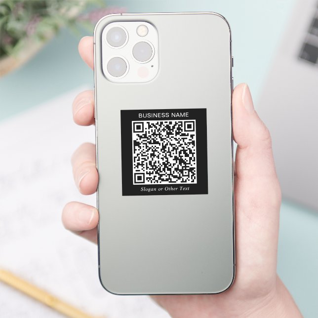Create Your Own QR Code Black Promotional (Phone)