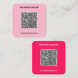 Create Your Own QR Code Business Cards Template