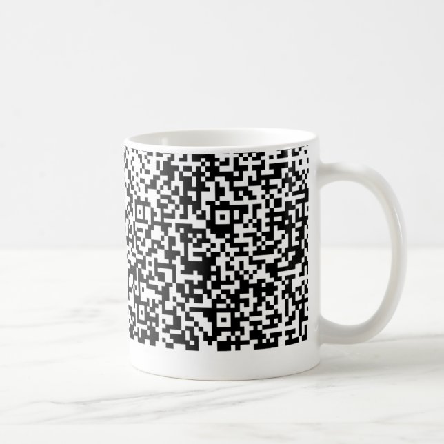 Create Your Own QR Code Funny Coffee Mug Gift (Right)