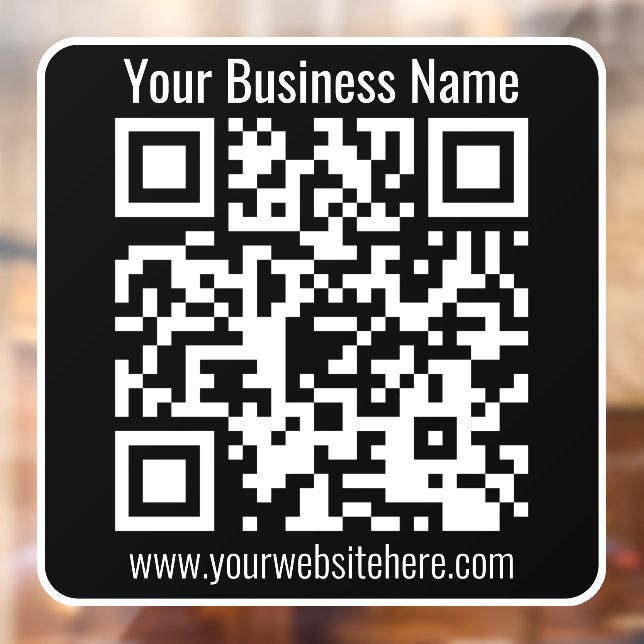 Create Your Own QR Code & Info | Black & White (Sheet 2)