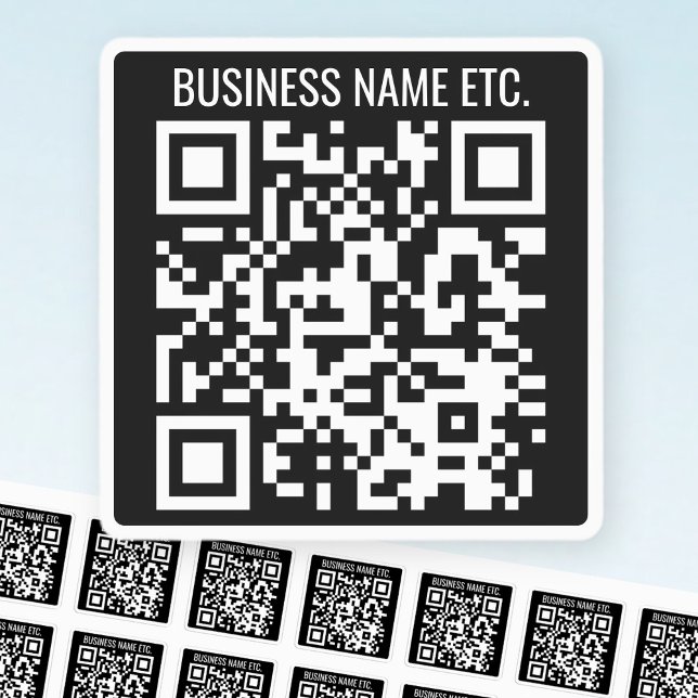 Create Your Own QR Code & Info | Black & White (Creator Uploaded)