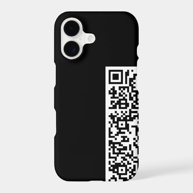 Create Your Own QR Code iPhone Case Choose Colour (Back)