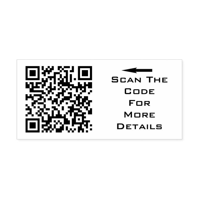 Create Your Own QR code  Rubber Stamp (Imprint)