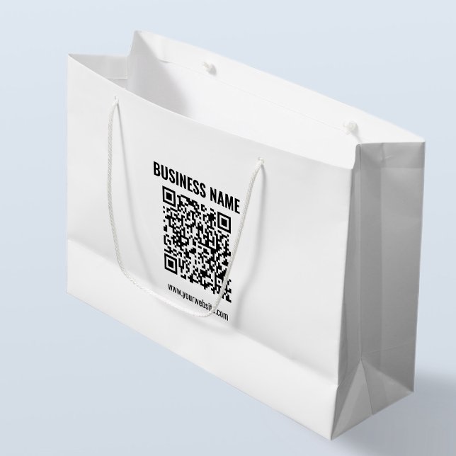 Create Your Own QR Code | Transperant Large Gift Bag (Creator Uploaded)