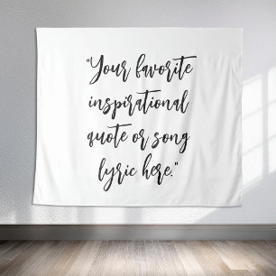 Create Your Own Quote Calligraphy Tapestry