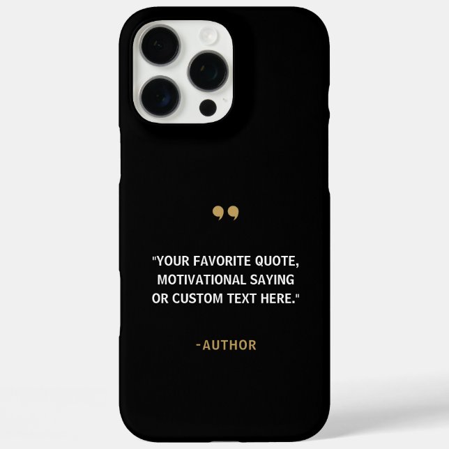 Create Your Own Quote Case-Mate iPhone Case (Back)